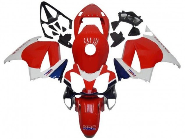 Mejores Carenados Moto Honda VFR 800 2002-2013 - Blanco Rojo Azul HRC