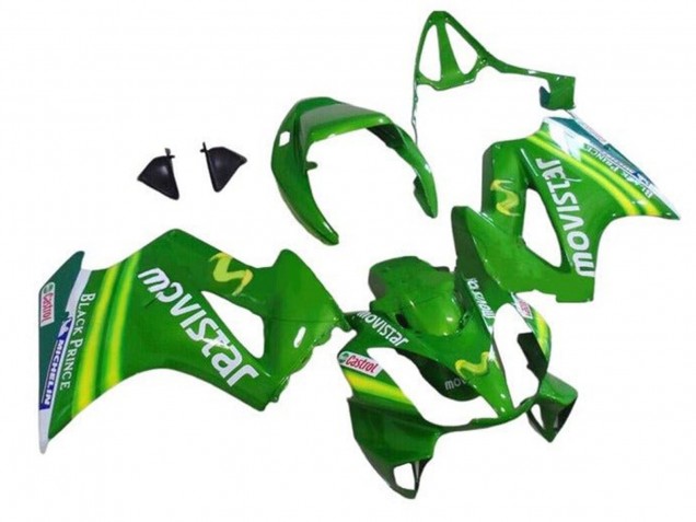 Mejores Carenados Moto Honda VFR 800 2002-2013 - Verde MoviStar Castrol