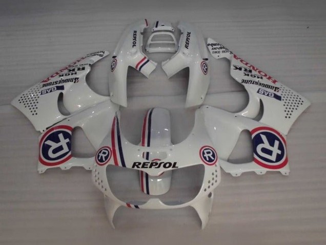 Mejores Carenados Moto Honda CBR900RR 893 1994-1995 - Blanco Rojo Azul Repsol