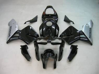 Mejores Carenados Moto Honda CBR600RR 2005-2006 - Negro Plata