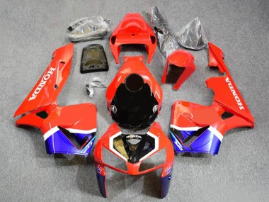 Mejores Carenados Moto Honda CBR600RR 2005-2006 - Rojo Negro Azul Blanco