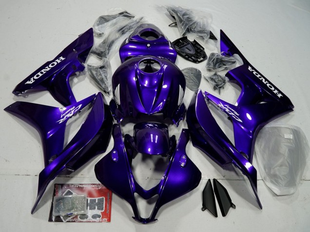 Mejores Carenado Moto Honda CBR600RR 2007-2008 - Azul Negro Brillante