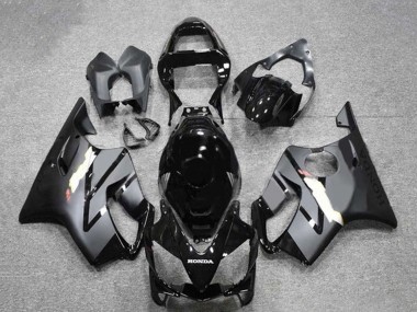 Mejores Carenados Moto Honda CBR600 F4i 2001-2003 - Negro Brillante Negro Mate Gris