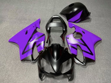 Mejores Carenados Moto Honda CBR600 F4i 2001-2003 - Púrpura Negro Mate