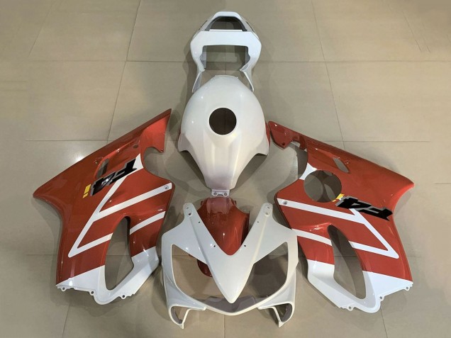 Mejores Carenados Moto Honda CBR600 F4i 2001-2003 - Blanco Naranja