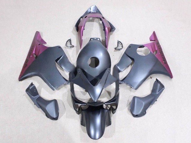 Mejores Carenados Moto Honda CBR600 F4i 2004-2007 - Gris Mate Púrpura Claro