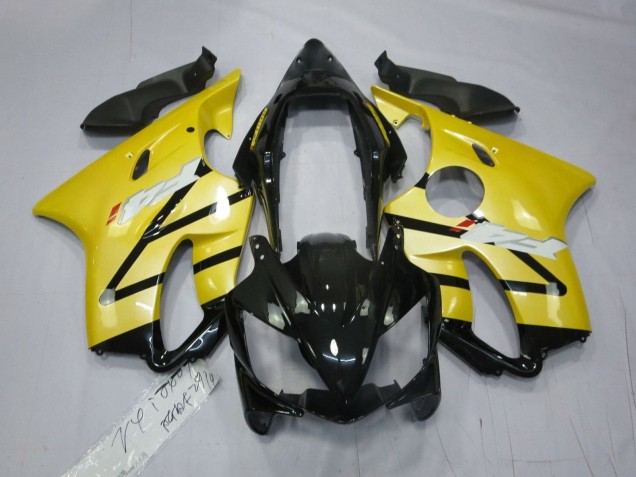 Mejores Carenados Moto Honda CBR600 F4i 2004-2007 - Amarillo Negro Brillante