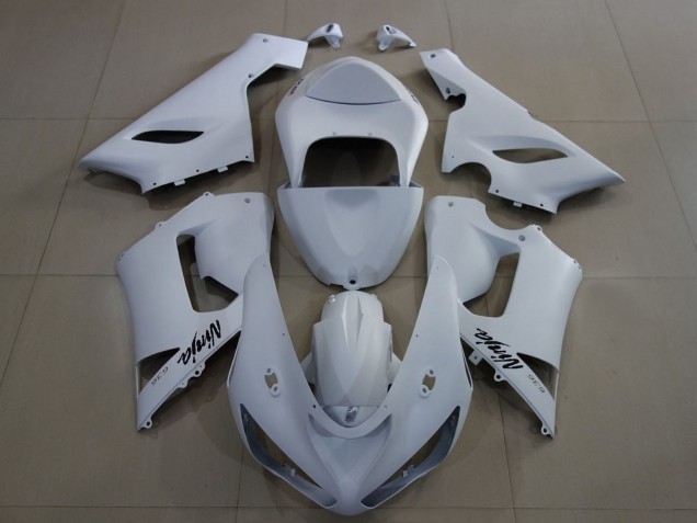 Mejores Carenados Moto Kawasaki ZX6R 2005-2006 - Blanco Mate