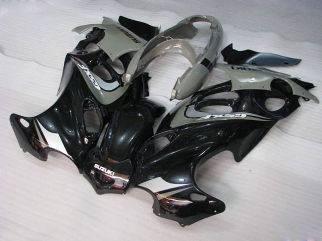 Mejores Carenados Moto Suzuki GSX600F/GSX750F 2004-2006 - Negro Brillante Gris