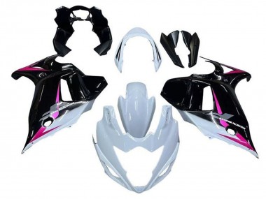 Mejores Carenados Moto Suzuki GSX650F 2008-2013 - Blanco Negro Rosa