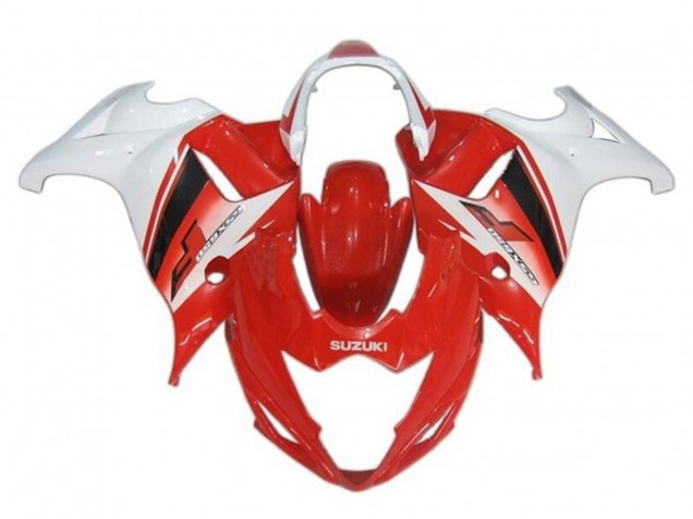 Mejores Carenados Moto Suzuki GSX650F 2008-2013 - Rojo Blanco Negro