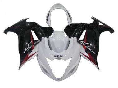 Mejores Carenados Moto Suzuki GSX650F 2008-2013 - Blanco Negro Rojo