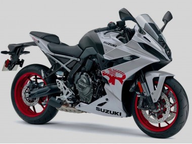 Mejores Carenados Moto Suzuki GSX8R 2024-2025 - Plata Negro Rojo