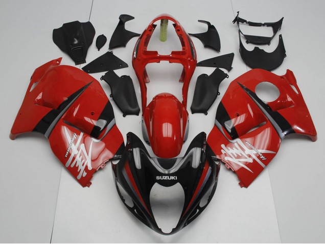 Mejores Carenados Moto Suzuki GSXR 1300 Hayabusa 1996-2007 - Rojo Negro Gris