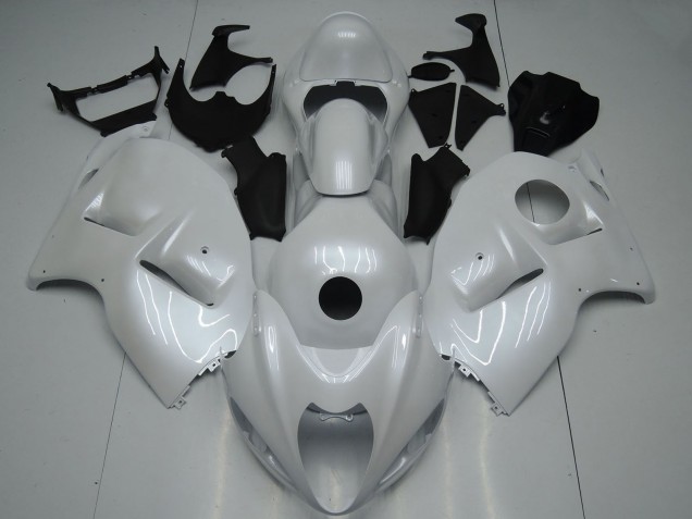 Mejores Carenados Moto Suzuki GSXR 1300 Hayabusa 1996-2007 - Blanco Perla