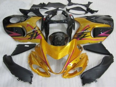 Mejores Carenados Moto Suzuki GSXR 1300 Hayabusa 1996-2007 - Oro Negro Rosa
