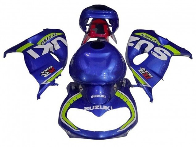 Mejores Carenados Moto Suzuki TL1000R 1998-2003 - Azul Blanco Neon Amarillo
