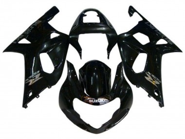 Mejores Carenados Moto Suzuki GSXR1000 2000-2002 - Negro Brillante Chrome