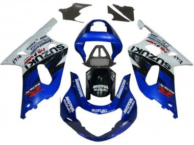 Mejores Carenados Moto Suzuki GSXR1000 2000-2002 - Blanco Rojo Azul Negro Rojo