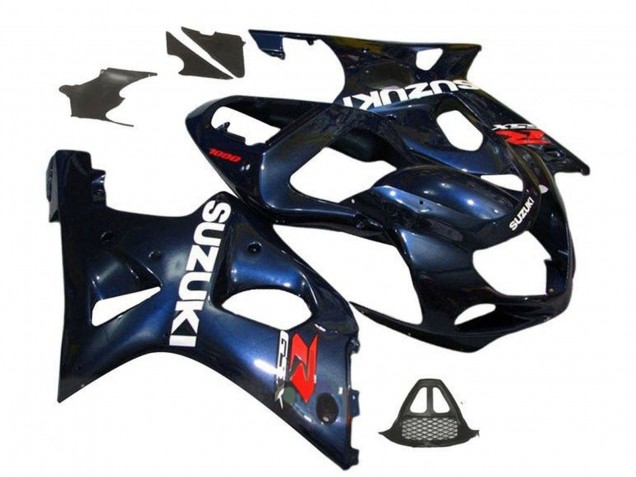 Mejores Carenados Moto Suzuki GSXR1000 2000-2002 - Azul Oscuro