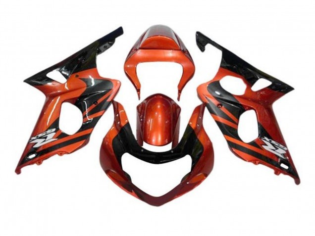Mejores Carenados Moto Suzuki GSXR1000 2000-2002 - Naranja Negro
