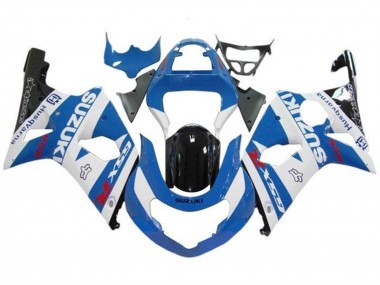 Mejores Carenados Moto Suzuki GSXR1000 2000-2002 - Blanco Azul Claro Negro Brillante Rojo