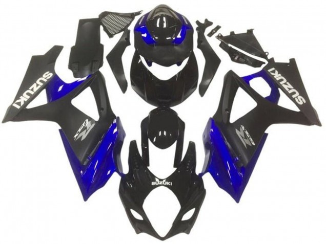 Mejores Carenados Moto Suzuki GSXR 1000 2005-2006 - Negro Azul