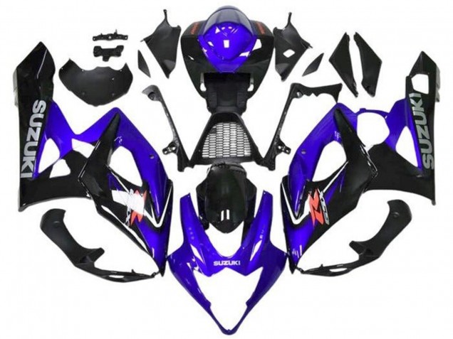 Mejores Carenados Moto Suzuki GSXR 1000 2005-2006 - Azul Negro Gris