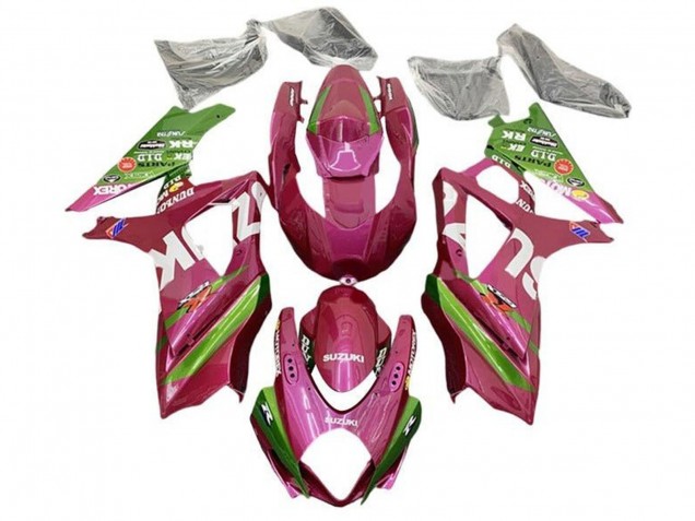 Mejores Carenados Moto Suzuki GSXR 1000 2005-2006 - Rosa Verde