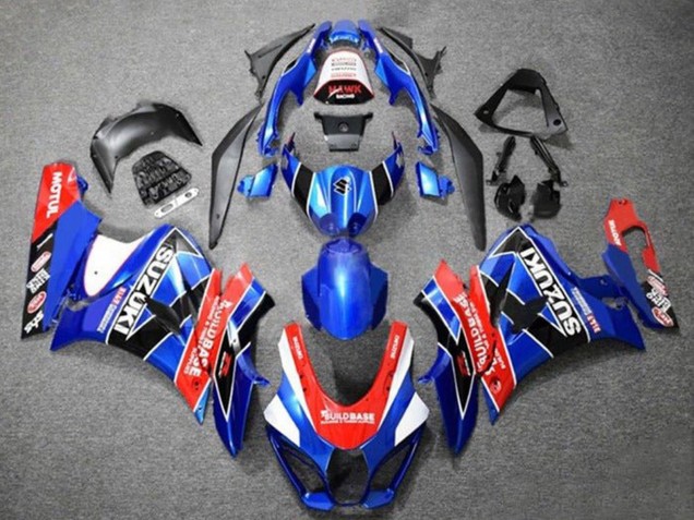 Mejores Carenados Moto Suzuki GSXR1000 2017-2024 - Azul Rojo Blanco Negro