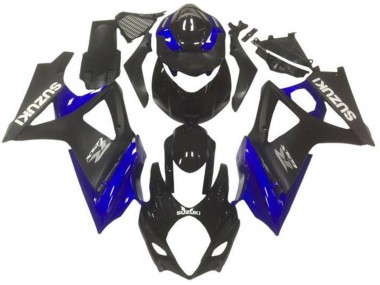 Mejores Carenados Moto Suzuki GSXR 1000 2007-2008 - Negro Brillante Negro Mate Azul Gris