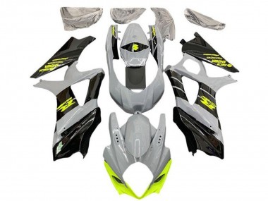 Mejores Carenados Moto Suzuki GSXR 1000 2007-2008 - Nardo Gris Neon Amarillo Negro