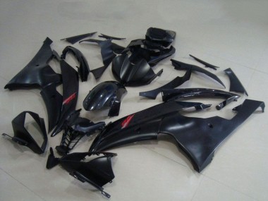 Mejores Carenados Moto Yamaha YZF R6 2008-2016 - Negro Brillante Negro Mate