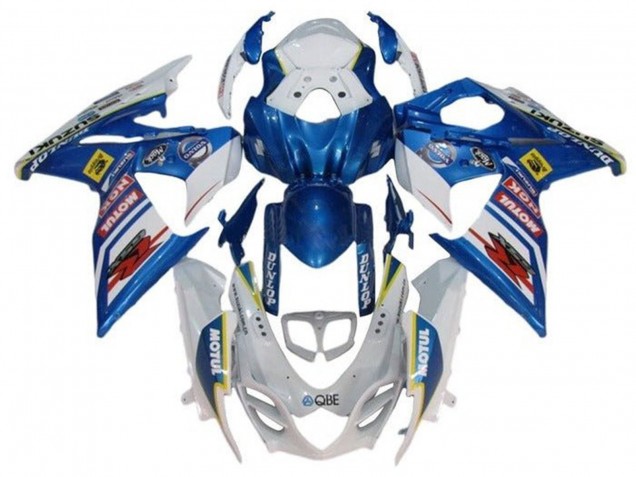 Mejores Carenados Moto Suzuki GSXR 1000 2009-2016 - Blanco Azul Rojo Amarillo