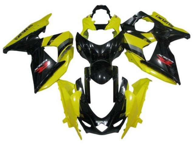 Mejores Carenados Moto Suzuki GSXR 1000 2009-2016 - Amarillo Negro Rojo Gris