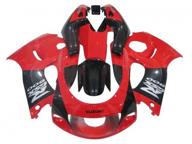 Mejores Carenados Moto Suzuki GSXR 600 / GSXR 750 1996-2000 - Rojo Negro Gris