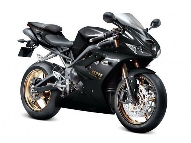 Mejores Carenados Moto Triumph Daytona 675 Triple 2009-2012 - Negro Brillante