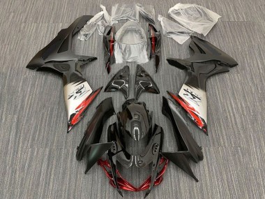 Mejores Carenados Moto Suzuki GSXR 600 / GSXR 750 2011-2024 - Negro Plata Rojo Negro Mate