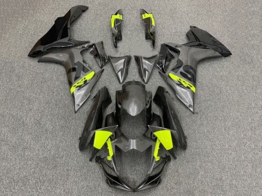 Mejores Carenados Moto Suzuki GSXR 600 / GSXR 750 2011-2024 - Gris Negro Neon Amarillo