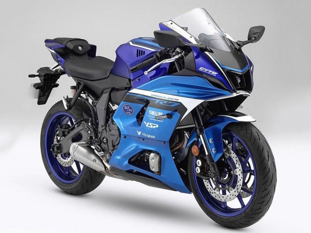 Mejores Carenados Moto Yamaha YZF R7 2021-2024 - Azul Mate Azul Mate Claro