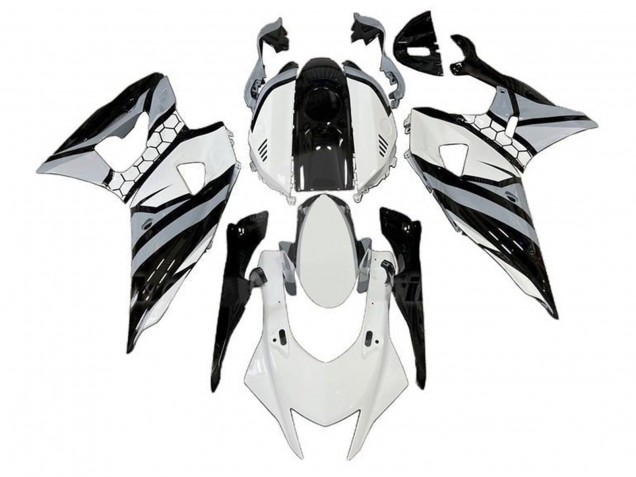 Mejores Carenados Moto Yamaha YZF R7 2021-2024 - Blanco Gris Negro
