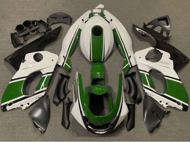 Mejores Carenados Moto Yamaha YZF600R Thundercat 1996-2007 - Blanco Verde