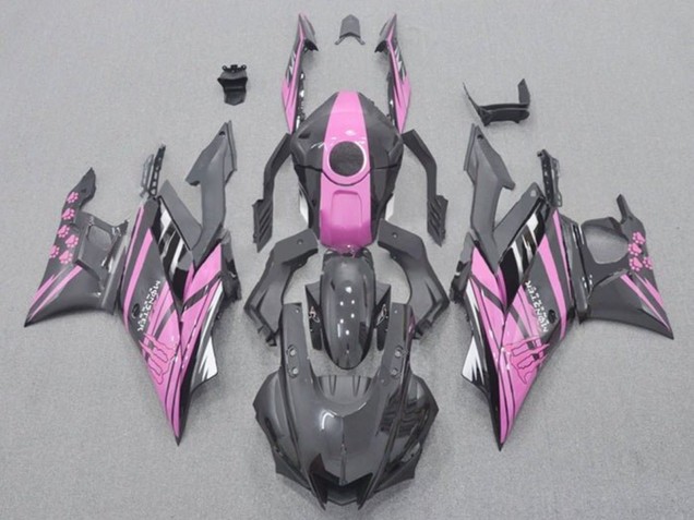 Mejores Carenados Moto Yamaha YZF R3/R25 2019-2021 - Rosa Negro Monstruo