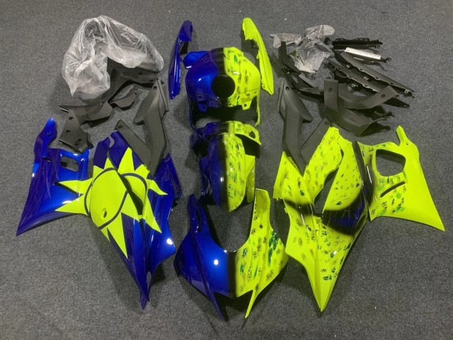 Mejores Carenados Moto Yamaha YZF R3/R25 2022-2024 - Amarillo Azul