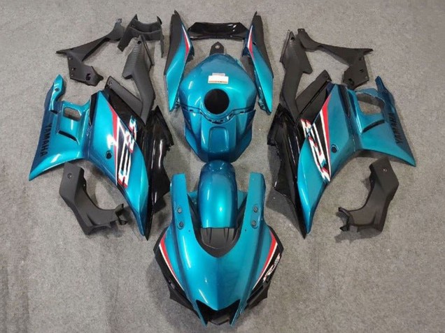 Mejores Carenados Moto Yamaha YZF R3/R25 2022-2024 - Azul Blanco Rojo Negro