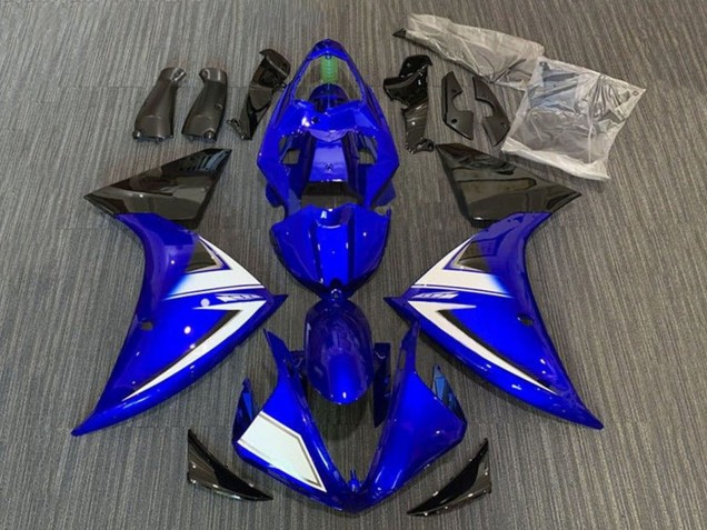 Mejores Carenados Moto Yamaha YZF 1000 R1 2009-2011 - Azul Blanco Negro