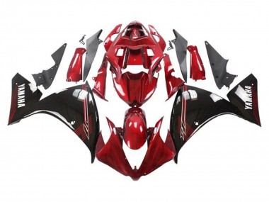 Mejores Carenados Moto Yamaha YZF 1000 R1 2009-2011 - Rojo Negro Brillante