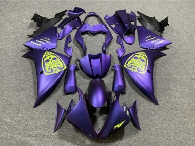 Mejores Carenados Moto Yamaha YZF 1000 R1 2009-2011 - Púrpura Neon Amarillo