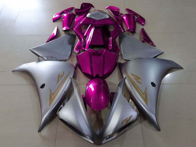 Mejores Carenados Moto Yamaha YZF 1000 R1 2009-2011 - Plata Púrpura