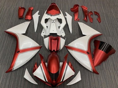 Mejores Carenados Moto Yamaha YZF 1000 R1 2012-2014 - Blanco Naranja